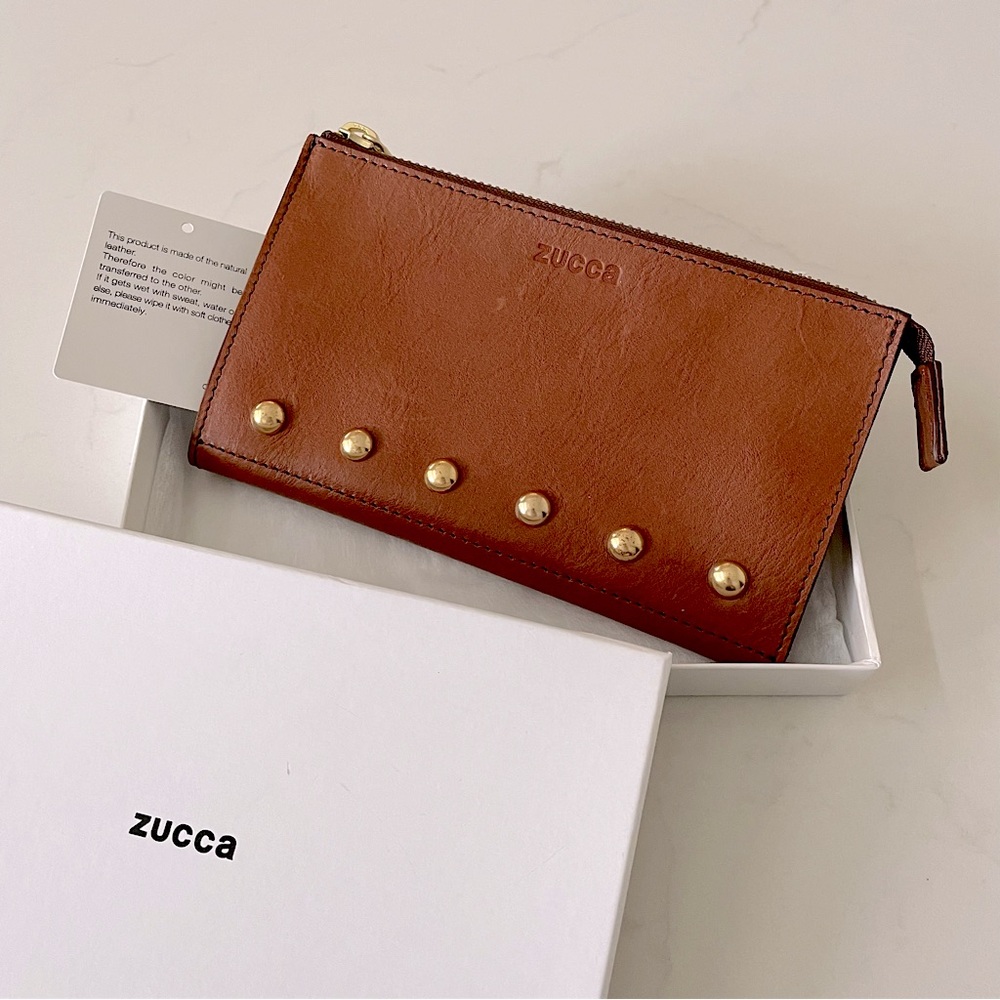 ZUCCa🇯🇵 Leather Zippered Wallet Pouch